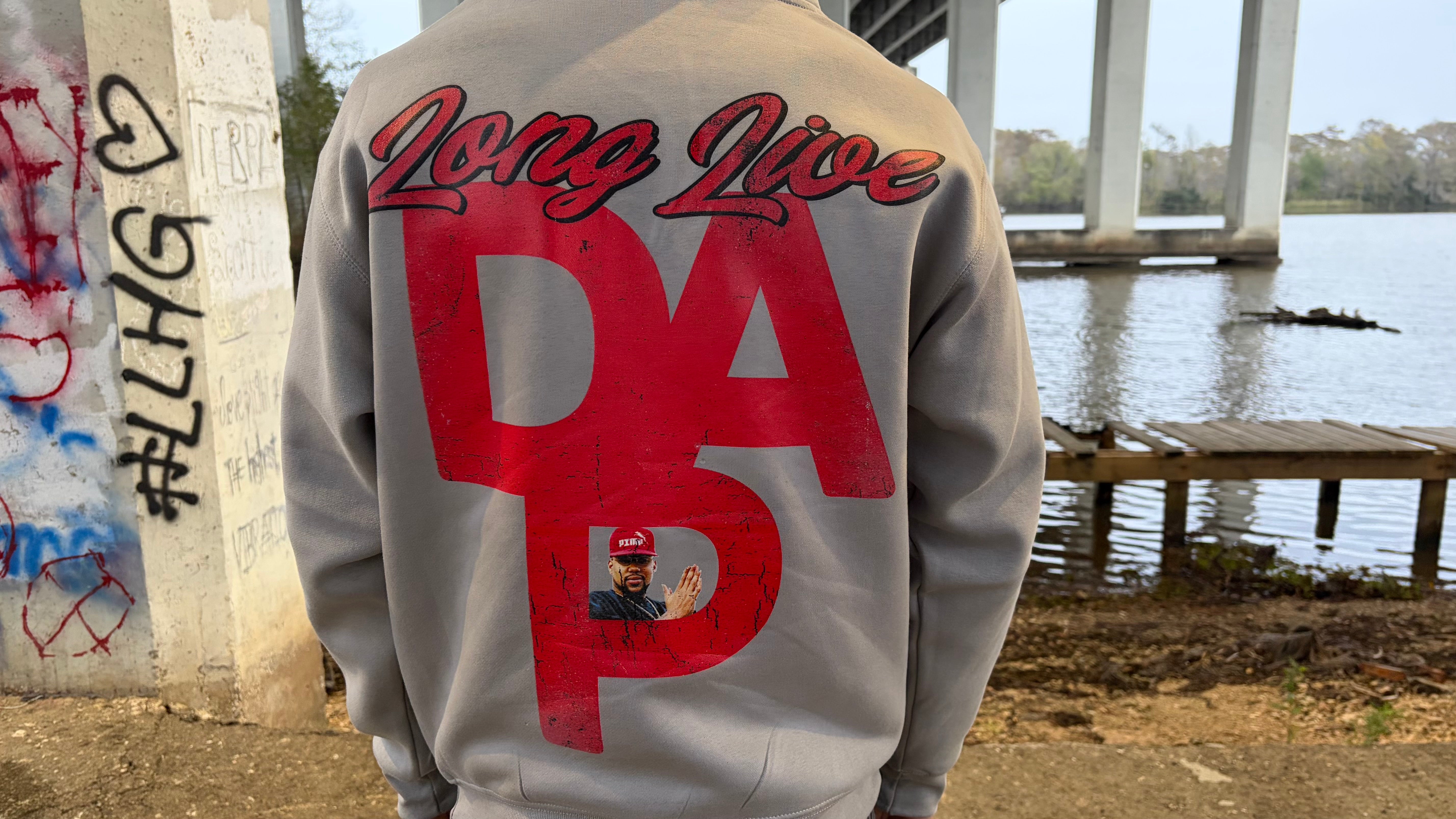 Long Live Da P PLATINUM HOODIE