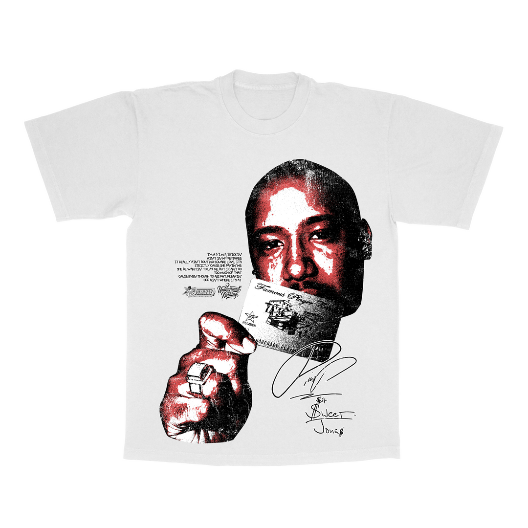 Long Live Da P WHITE TEE