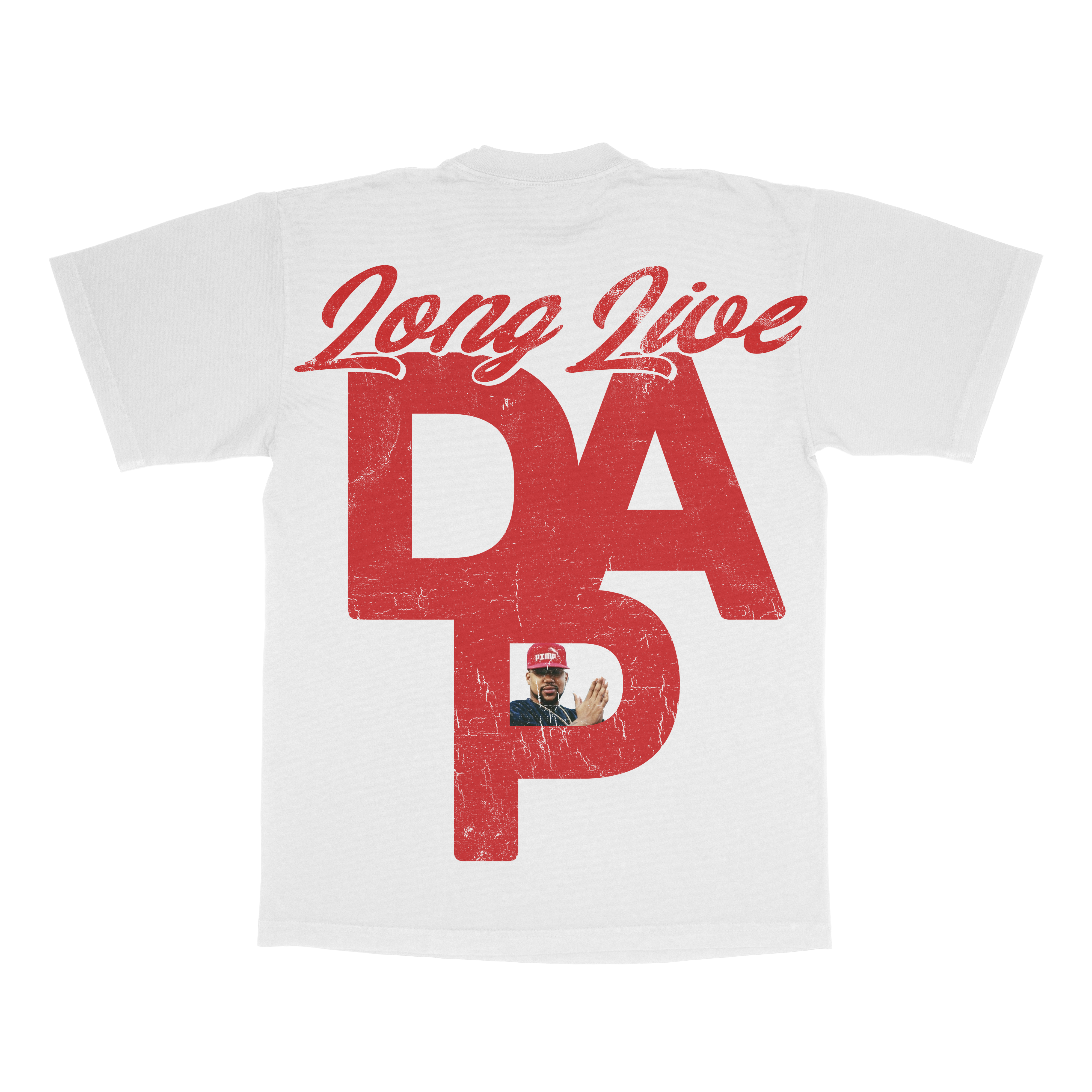 Long Live Da P WHITE TEE