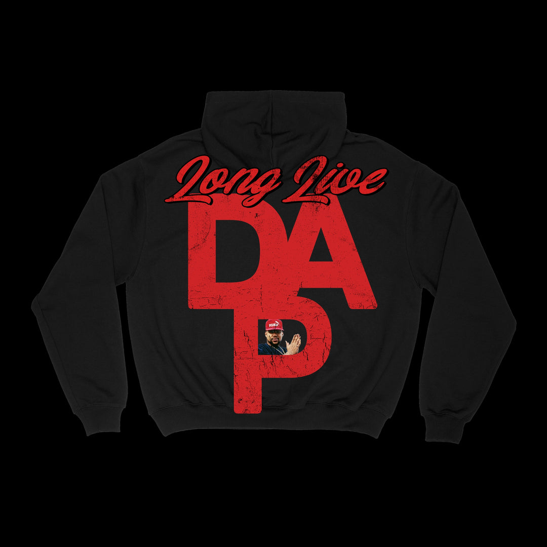 Long Live Da P Black Hoodie
