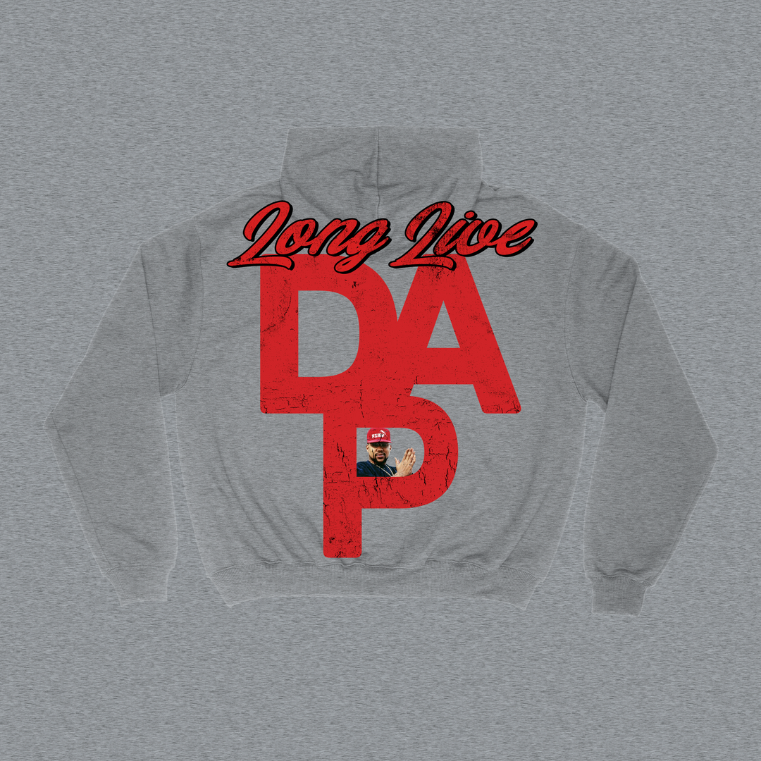 Long Live Da P PLATINUM HOODIE